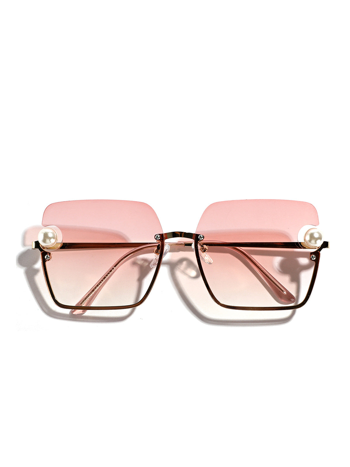 Damen quadratische Sonnenbrille mit elegantem Transparenzrahmen Brehn
