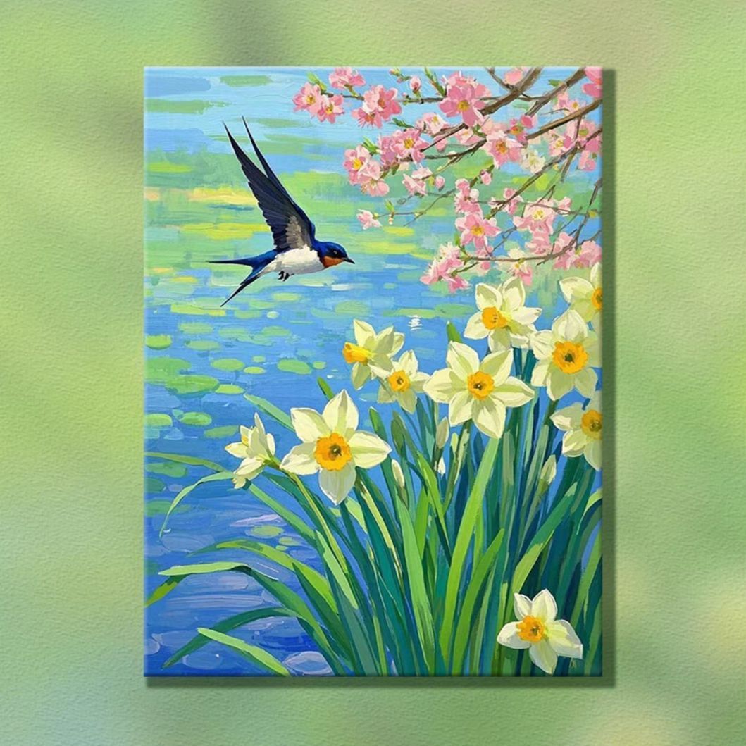 Natur-inspirierte dekorative Leinwandkunst Brehn