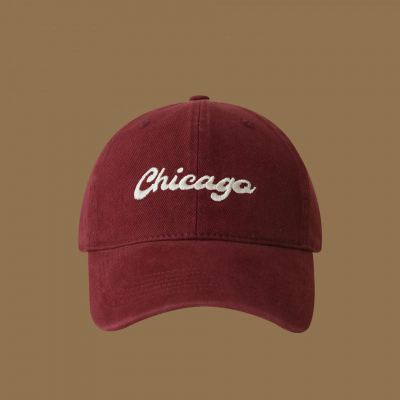 Damen Baumwoll bestickte Logo Baseballcap Brehn