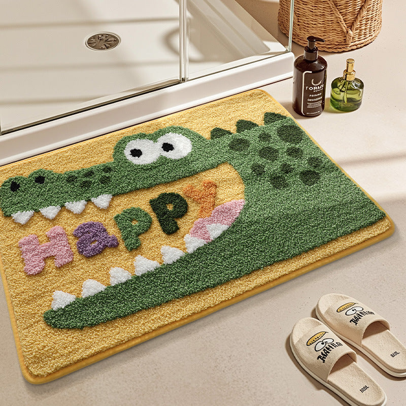 Fun Krokodil Themed Badezimmer Teppich