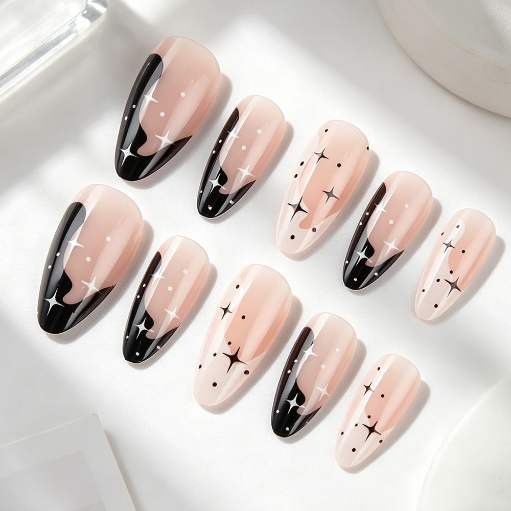 Künstlerische galaktische Nail Art zum Aufkleben Brehn