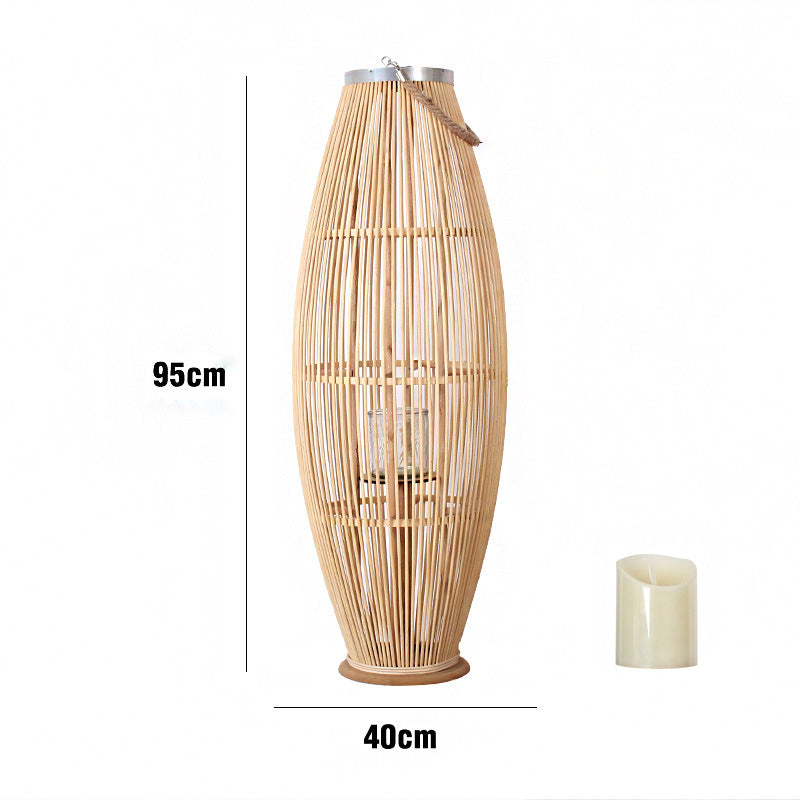 Elegante Rattan-Laterne Brehn