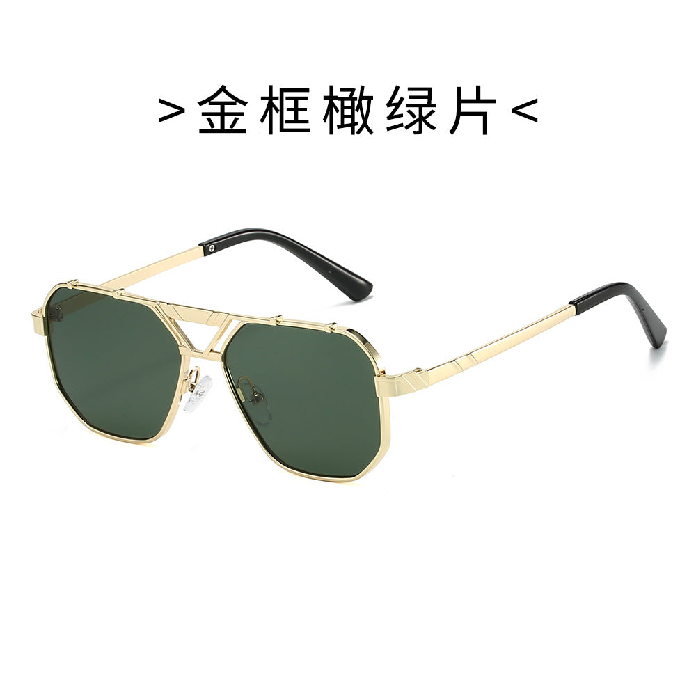Damen Modische Sonnenbrille im einzigartigen Octagon-Design Brehn