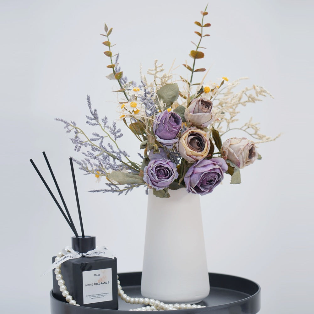Elegante Stoff Blumenstrauß