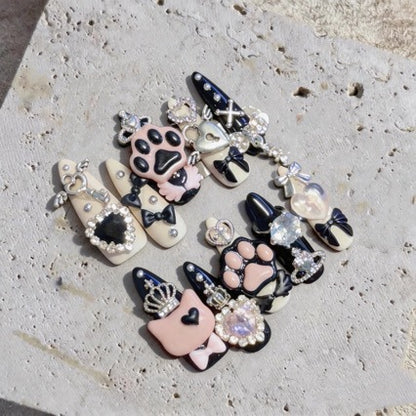 Künstlerisches Gothisches Nagelkunstset