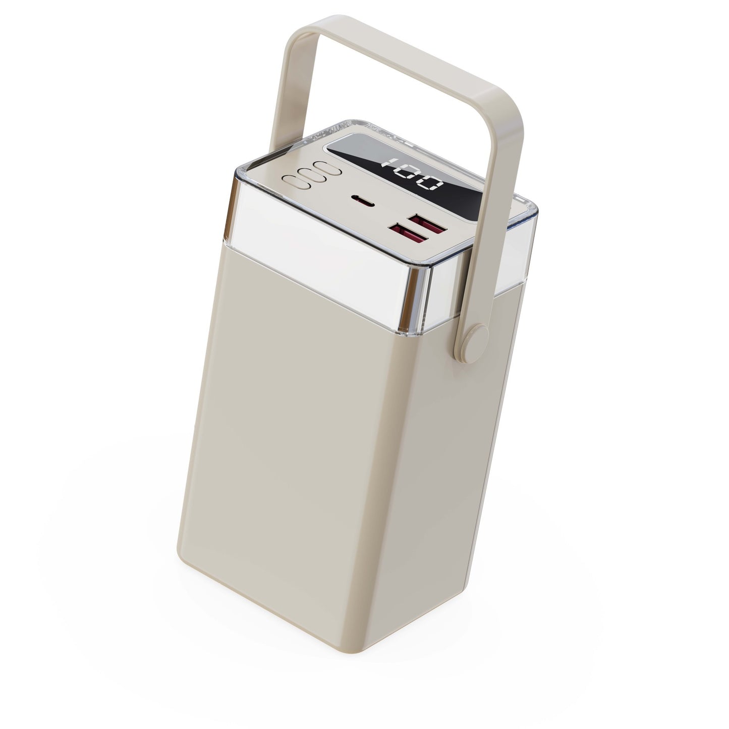 Tragbare Powerbank mit Intelligenter Schnellladefunktion und Digitaler Anzeige Brehn