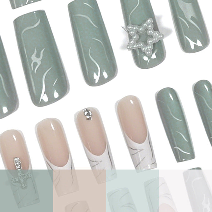 Elegante dekorative Acryl-Nagelverlängerungen Brehn
