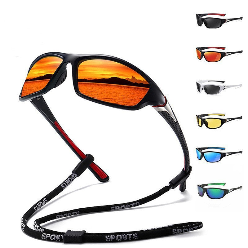 Unisex nan sportliche Wraparound-Sonnenbrille mit polarisierten, bruchsicheren Polycarbonat-Gläsern und rutschfesten Nasenpads Brehn