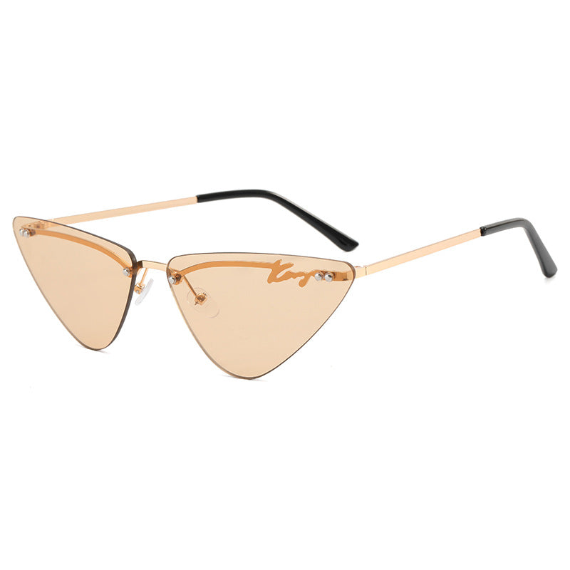 Damen Trendige Cat-Eye Sonnenbrille mit femininem Rahmen Brehn