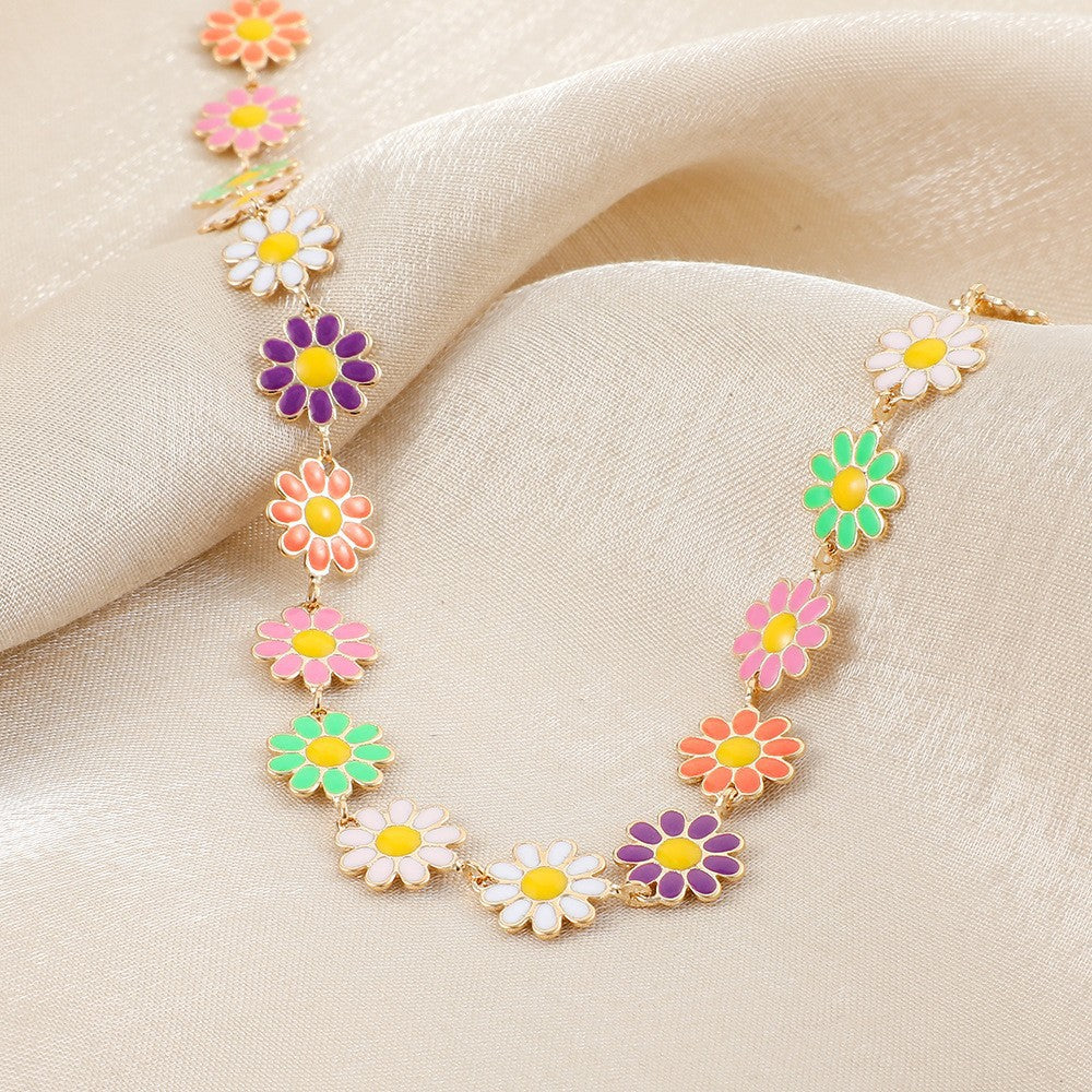 Florale Statement Kettenhalskette Brehn