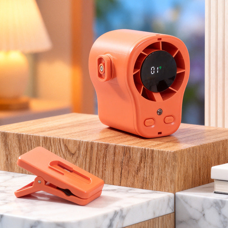 Damen Tragbarer Clipventilator mit LED-Anzeige Brehn