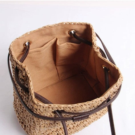 Damen Handtasche mit integriertem Schulterriemen aus Kunststoffen Brehn