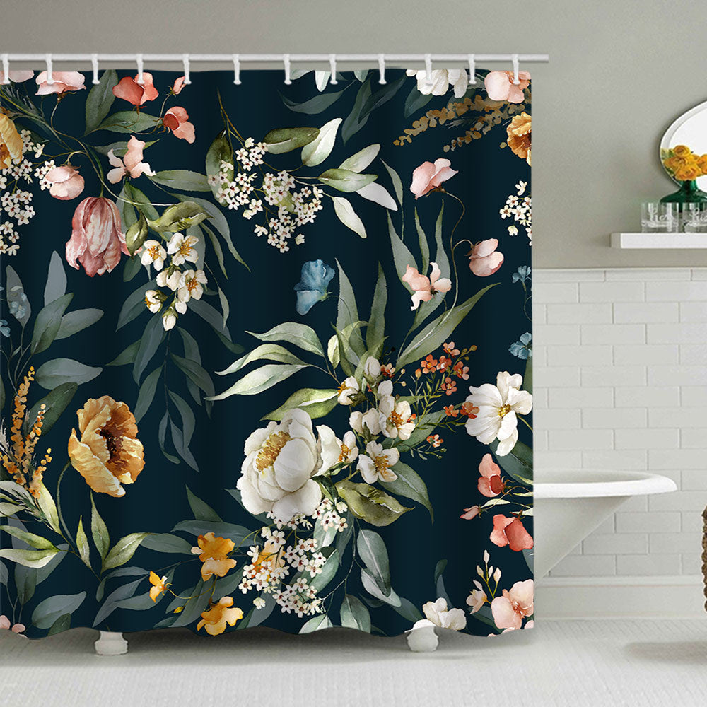 Florales Druck Duschvorhang Brehn