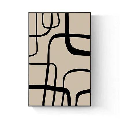Abstrakte Geometrische Wandkunst Leinwand