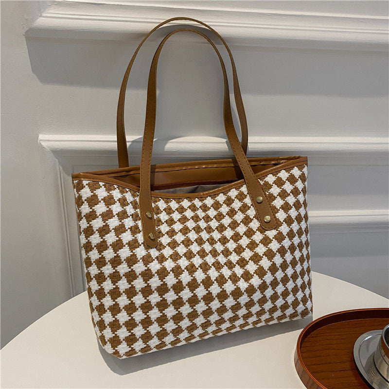 Woven Pattern Strandtasche Brehn