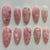 Blumenmuster Gel-Nagelkunst Brehn