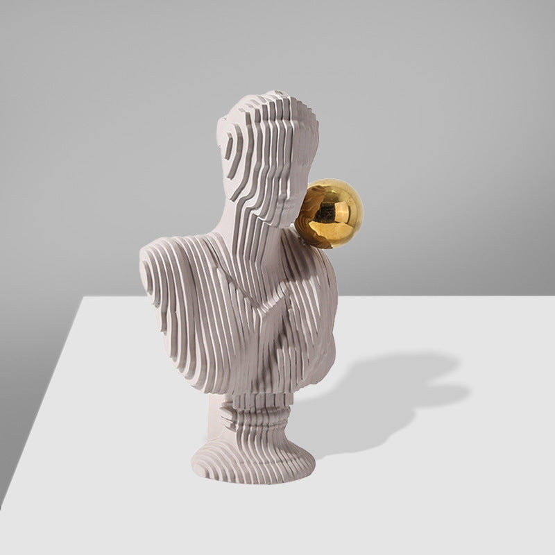 Moderne abstrakte Büste Skulptur