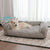 Gestreiftes orthopädisches Hunde-Sofa