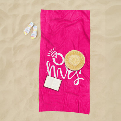 Strandtuch mit kreativem Herzdesign Brehn