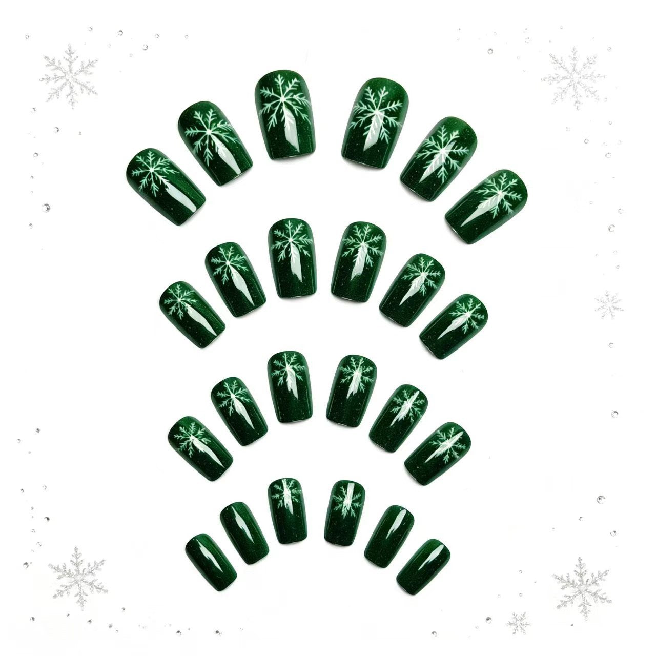 Winter-Themen Nagelkunst Brehn