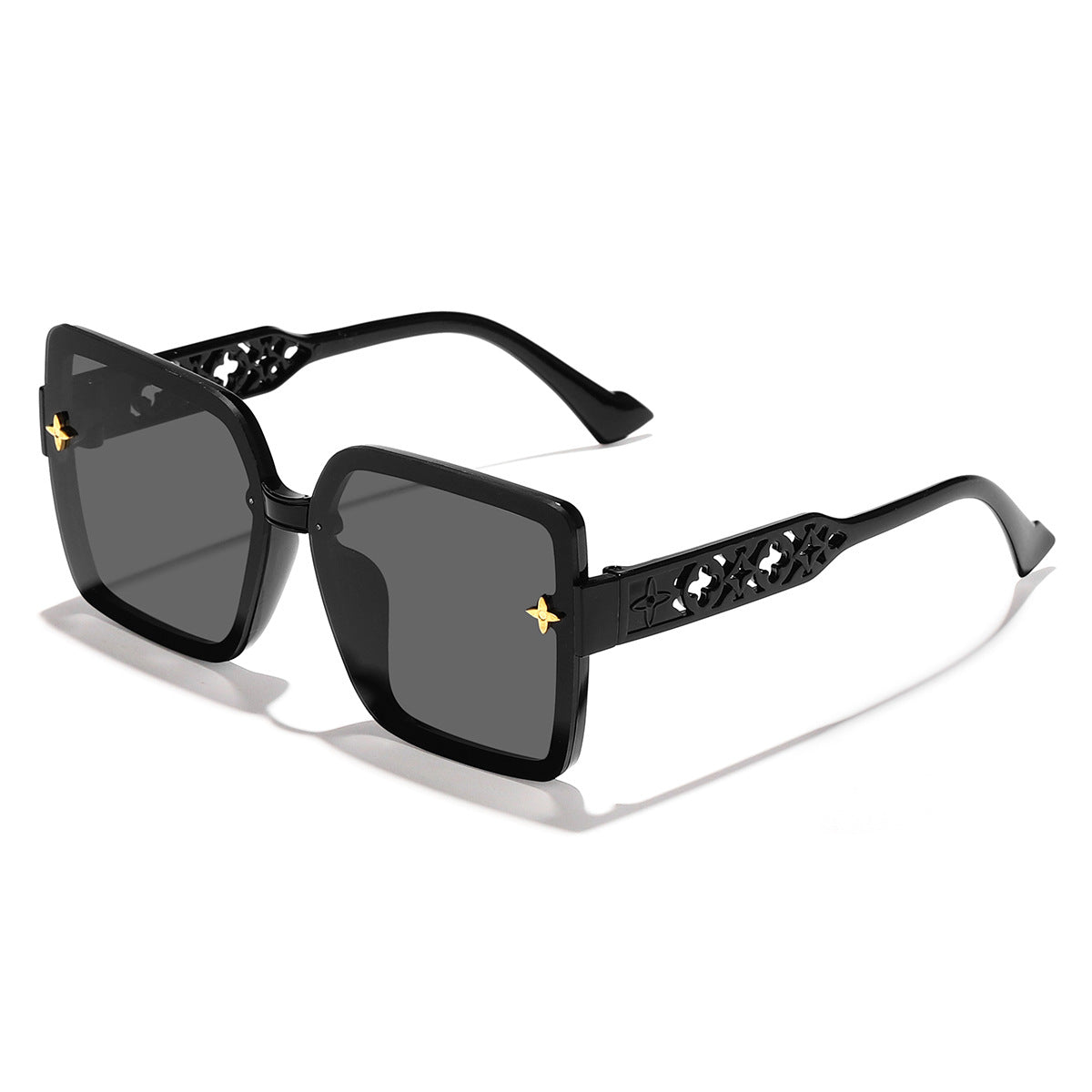 Damen modische Sonnenbrille mit filigranem Rahmen und graduierenden Gläsern Brehn