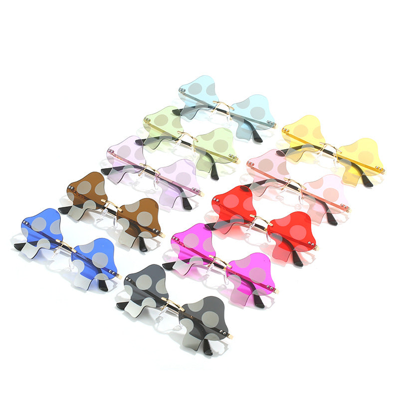 Einzigartige Übergroße Polka Dot Rahmen Sonnenbrille Brehn