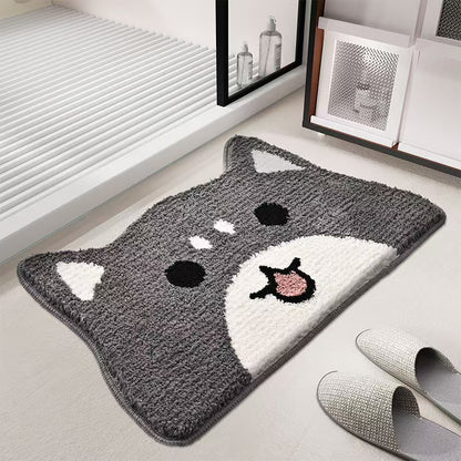 Katze Gesicht Formen Plüsch Badewanne Matte Brehn