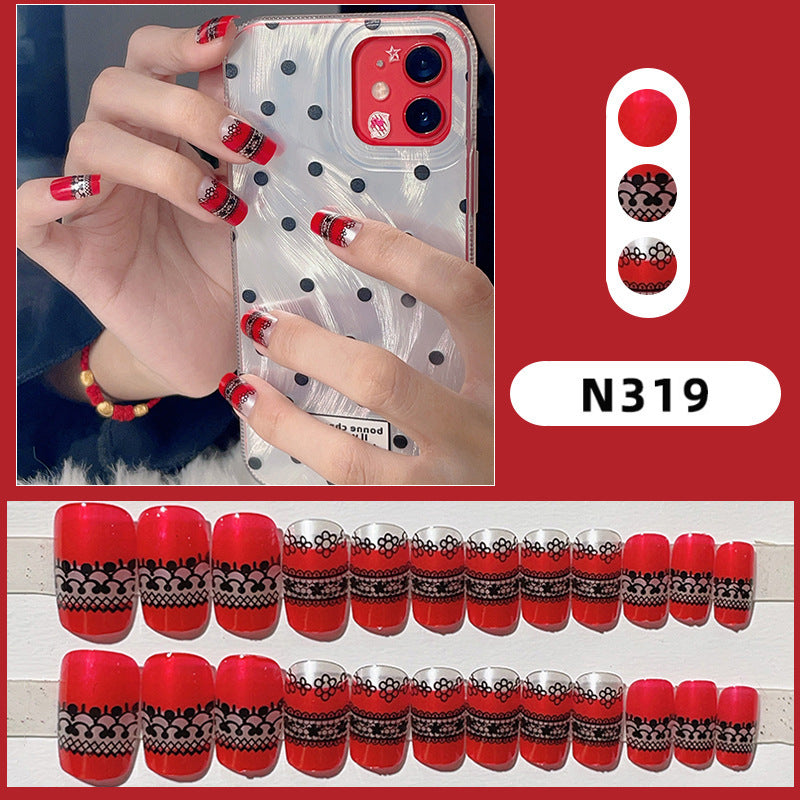 Dekoratives Press-On Nail Art Set
