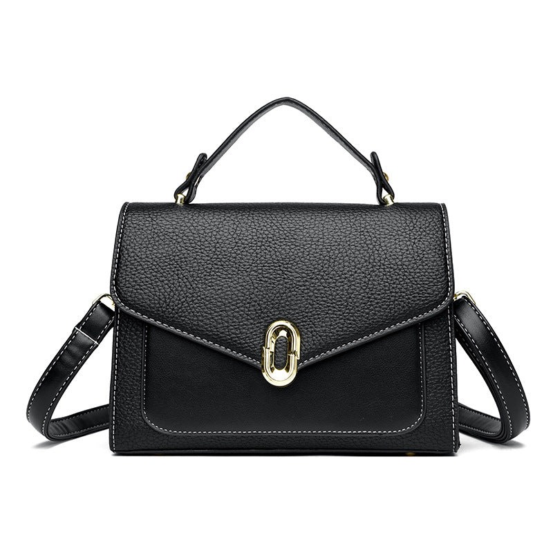 Elegante Zweifarbige Handtasche Brehn