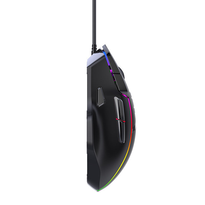 Hochpräzisions-Gaming-Maus mit anpassbaren RGB-Beleuchtungseffekten Brehn