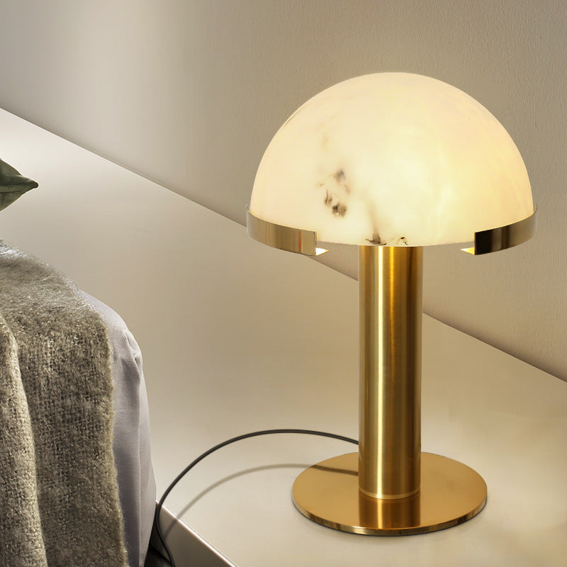 Moderne Marmorkuppel Tischlampe