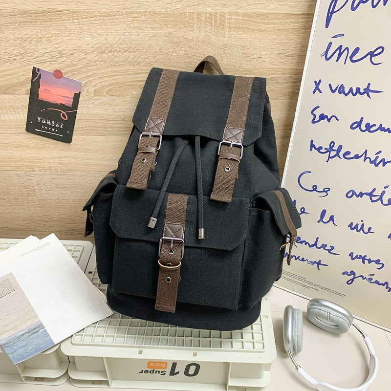 Stilvolle Canvas-Rucksack