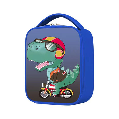Spaß Dinosaurier-Themen Isolierte Lunch Tasche