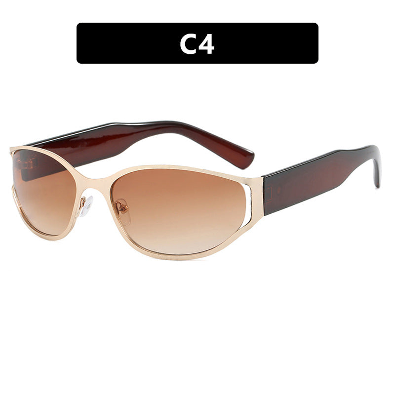 Damen moderne Sonnenbrille mit eleganten Konturen und schützendem UV-Filter Brehn