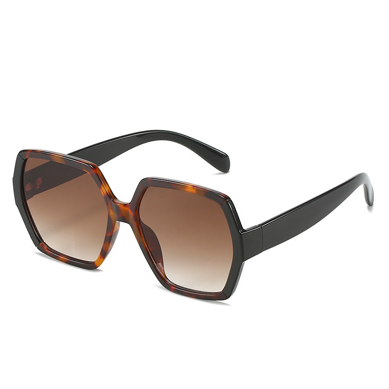 Damen stilvolle Oversized-Sonnenbrille mit elegantem eckigem Rahmen Brehn