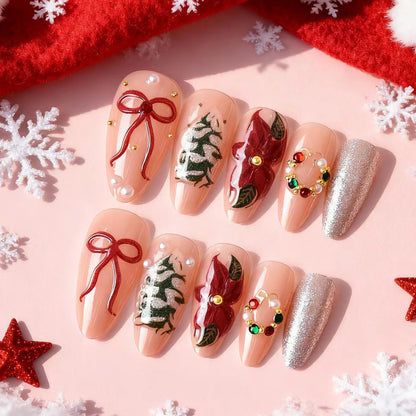 Festliches, urlaubsbezogenes Press-On-Nail-Art-Set Brehn 1790636494