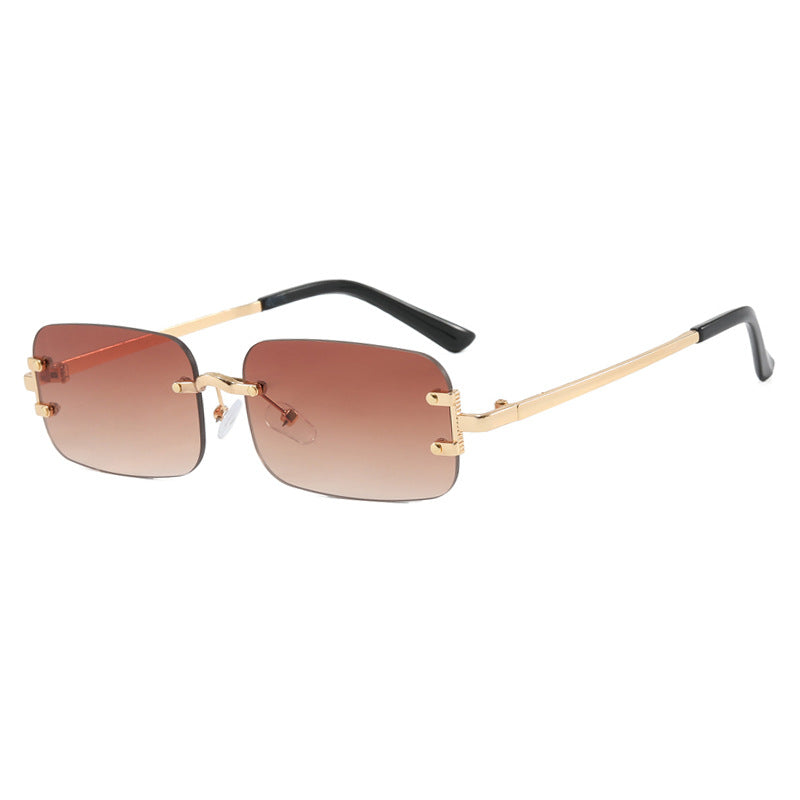 Damen quadratische Sonnenbrille mit hochwertigem Metallrahmen Brehn
