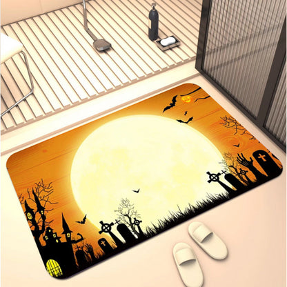Halloween-Themen Dekorativer Badezimmerteppich