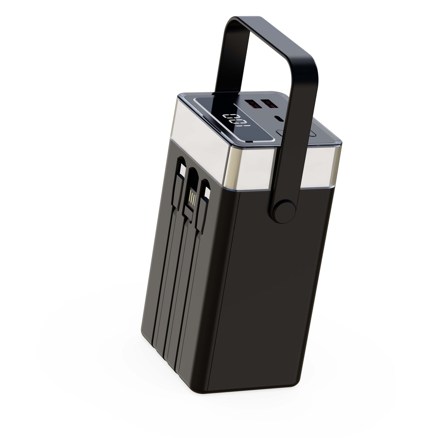 Tragbare Powerbank mit Intelligenter Schnellladefunktion und Digitaler Anzeige Brehn