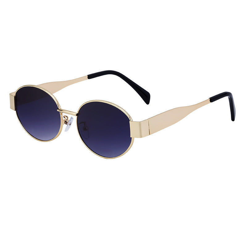 Damen modische Sonnenbrille im eleganten ovalen Design Brehn