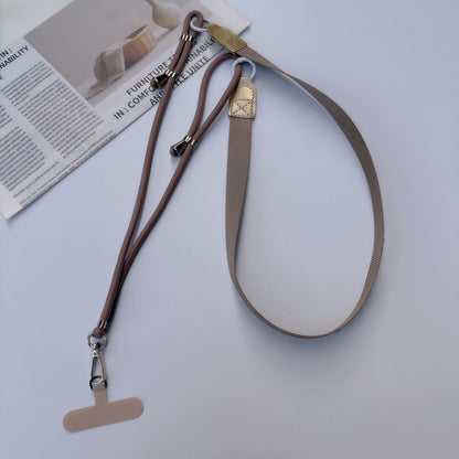 Multifunktionale verstellbare Halskette mit ID-Halter Brehn