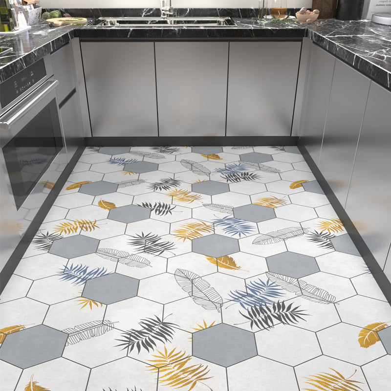 Geometrisches Wabenmuster Teppichboden