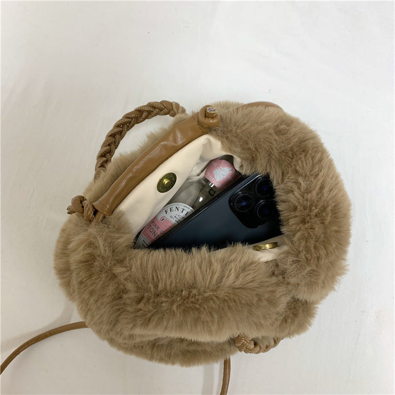 Plüsch Kunstpelz Tasche