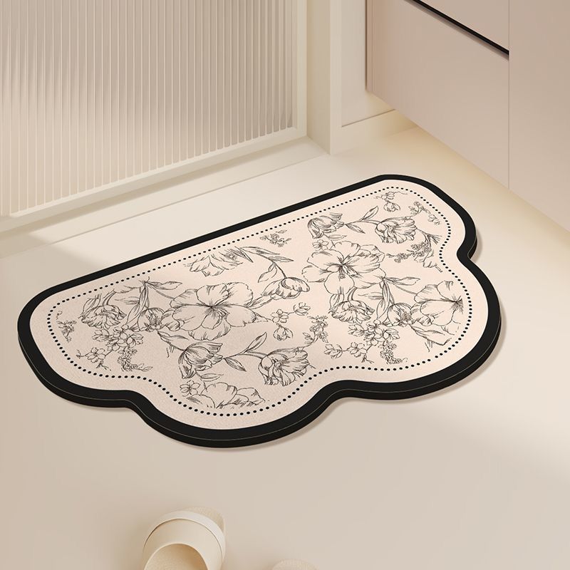 Elegante florale Druck Küchenmatte