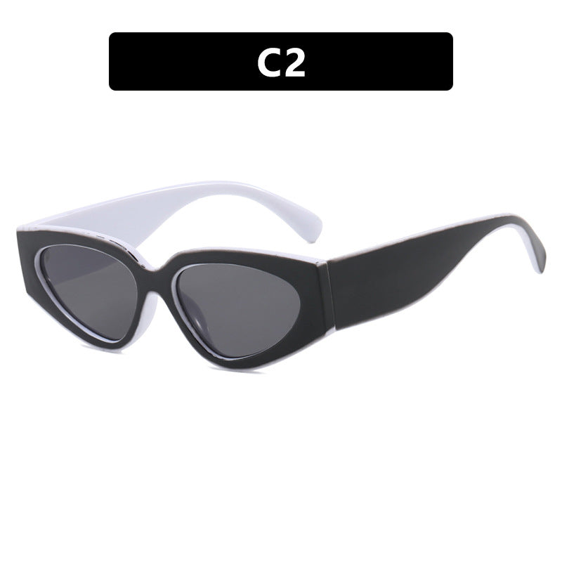 Damen Cat-Eye Sonnenbrille mit extravagantem Design und schützendem UV-Filter Brehn
