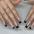 Elegantly gestaltete Stiletto Press-On Nägel Brehn
