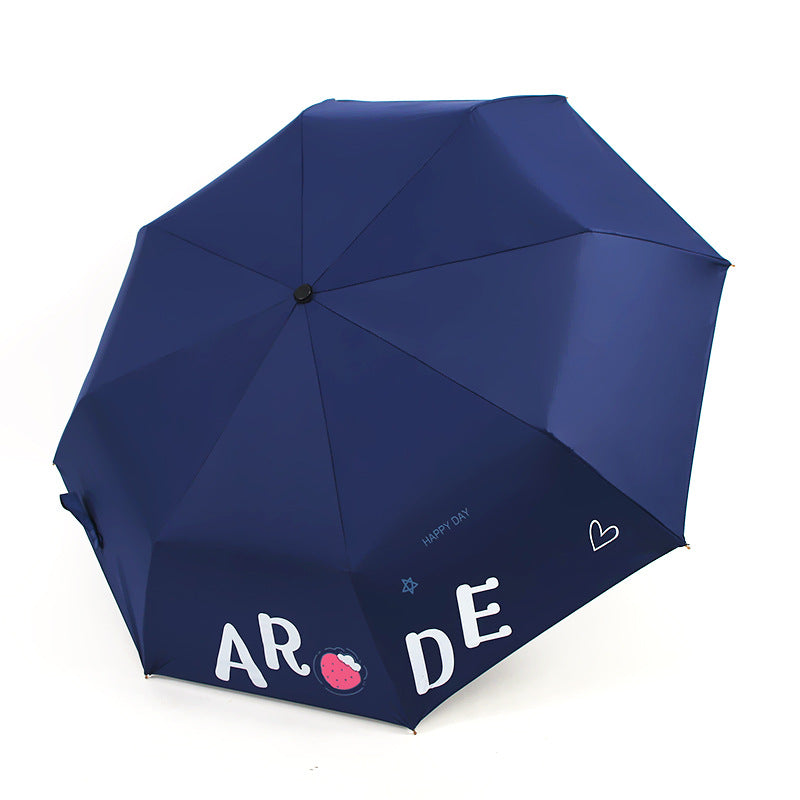 Damen Faltbarer Regenschirm mit fröhlichem Design Brehn