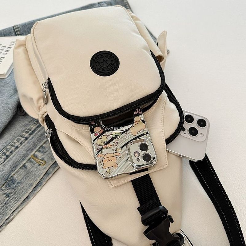 Multi-Pocket Casual Sling Bag Brehn