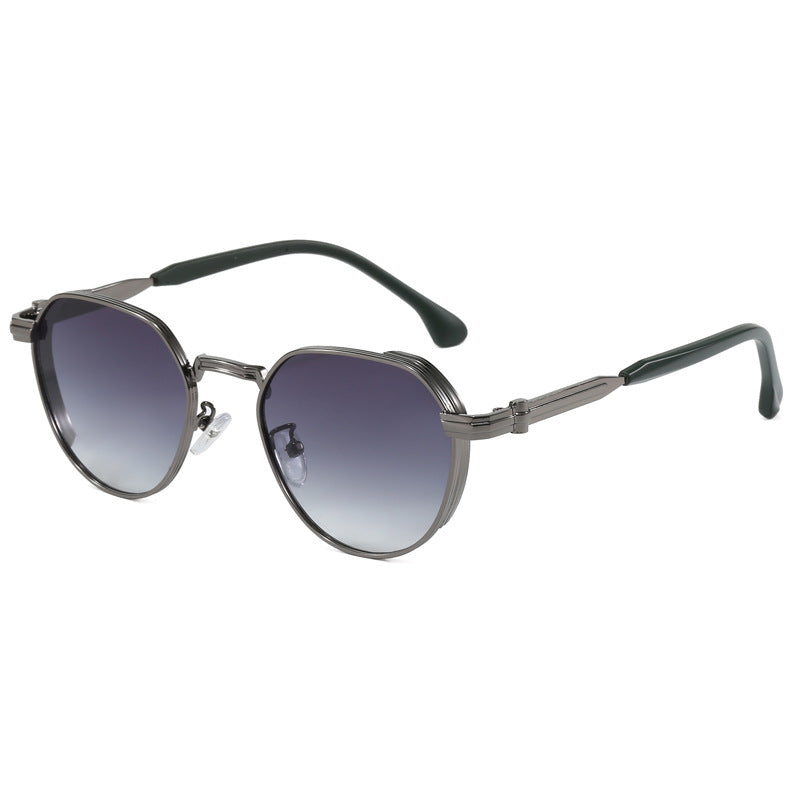 Damen geometrische Sonnenbrille im modernen Design Brehn
