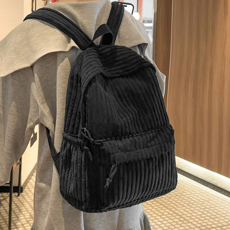 Texturierter gerippter Freizeit-Rucksack Brehn
